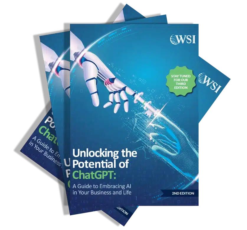 Mock-up of WSI Strategies ChatGPT ebook cover